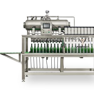 Halbautomatischer 10-Kopf-Isobar-Füller mit Kronkorken